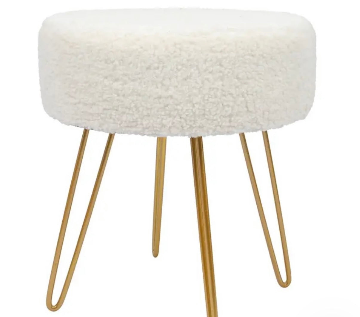 Teddy Foot and Dressing table stool soft teddy NO STORAGE